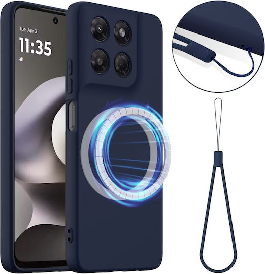 SSCase Back Cover Σιλικόνης Μπλε (Moto G47)