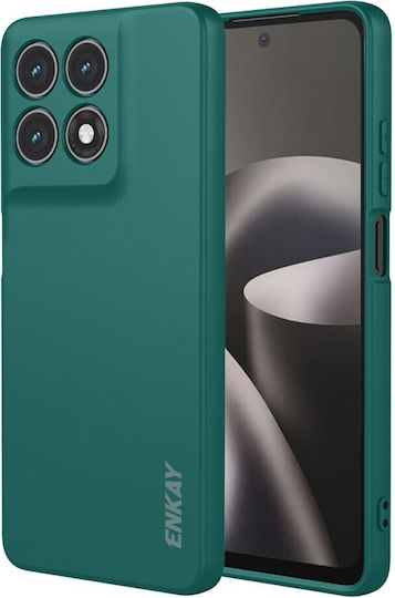 Enkay Liquid Back Cover Σιλικόνης Πράσινο (Moto G47)
