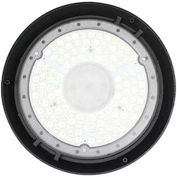 V-TAC Glockenleuchte 200 W Kaltweiß 27 lm mit Integrierter LED Schwarz Ø32 cm