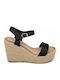 Women's Black Summer Platforms SI-5926-26FL-Black