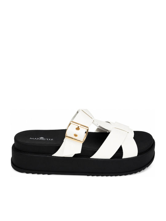 Summer Women's White Platforms SI-1140-26FL-WHITE