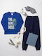 Nina Club Kids Winter Pyjamas Blue Dino