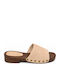 Flat Mules In Beige Colour SI-3273-26ML-Beige