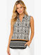 Sleeveless Women's Denim Shirt Black SS-FY9389-26SH-Black