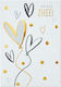 Greeting Card Birth Baptism Boy Embossed Hearts...