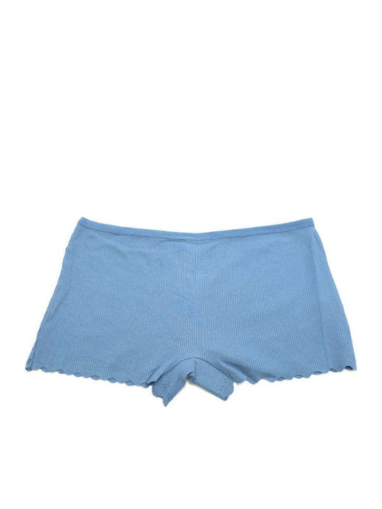 Power Flower Women's Seamless Blue Boxer