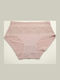 Hohe Taille Damen-Slip mit Spitze Rosa