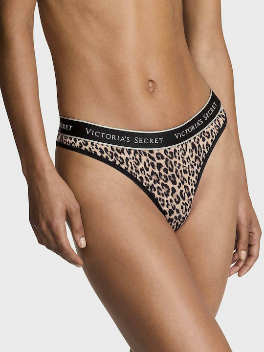 Victoria's Secret Дамски Слип Черен