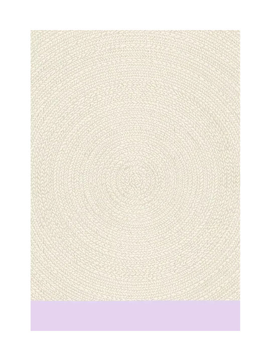 Tzikas Carpets 5004-λευκο Χαλί Στρογγυλό Λευκό ...