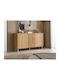 Μπουφές Houston 2168 Ξύλινος με Συρτάρια Hickory Δρυς 150x40x85cm