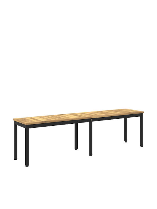 Outdoor Wooden Bench 161x35x45cm