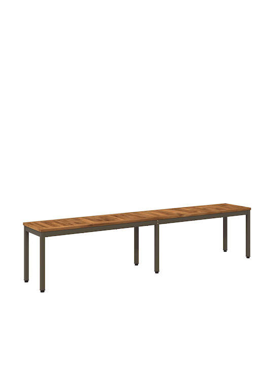 Outdoor Wooden Bench 201x35x45cm