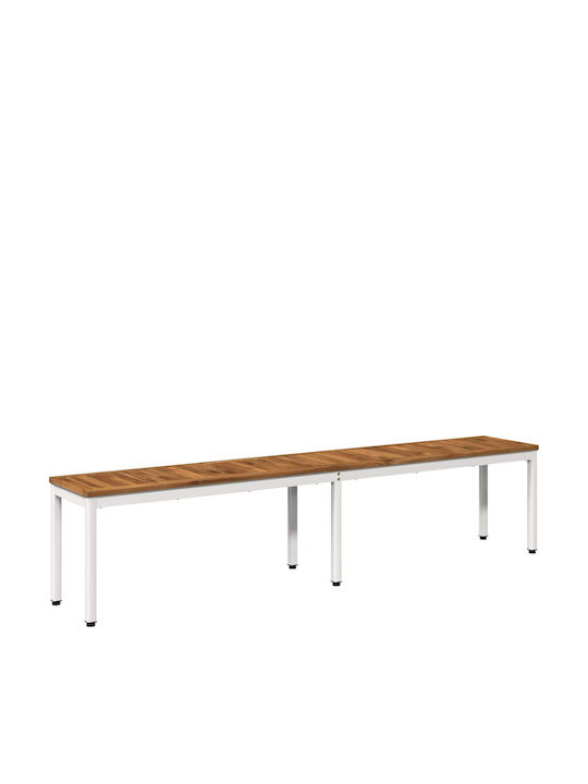 Outdoor Wooden Bench 201x35x45cm