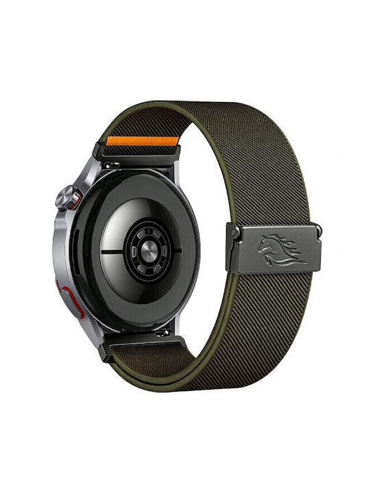 Λουράκι Mustang Fabric Series 22mm Xiaomi Watch S4 47mm Army Green