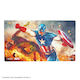 Gamegenic Glänzende Spielmatte Marvel Super Her...