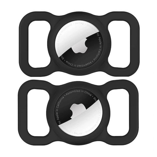 Etui Wozinsky Wea-01 Na Apple AirTag Silikonowe Na Obrożę Psa Lub Kota Czarne 5907769394409