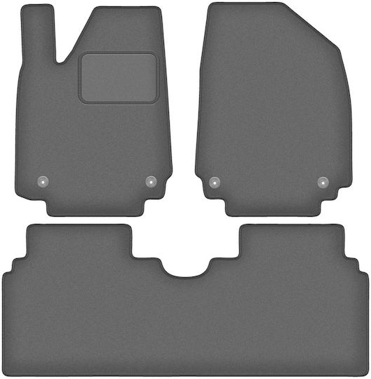 Velour Graphite Car Mats Hyundai Ioniq 6 Sedan 2022