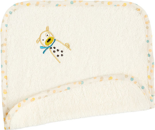 O Kosmos tou Morou Umărul Burp Cloth Ecru 30x30 cm