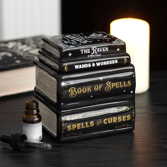 Halloween Καυστήρας Αιθέριων Ελαίων & Wax Melts Book Spells