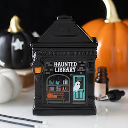 Halloween Duftölbrenner & Wachsplatten Haunted Library