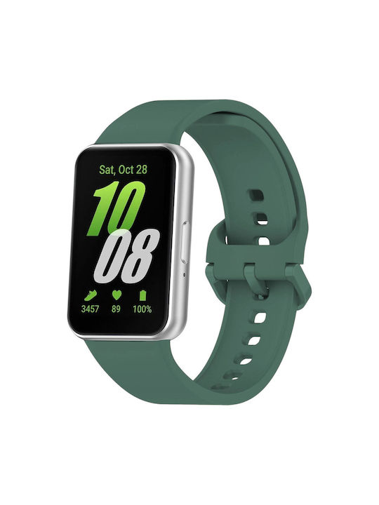 Silicone Case Strap in Green Colour for Samsung Galaxy Fit 3