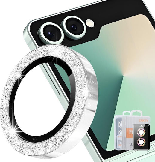 Enkay Camera Protection Tempered Glass Silver for Samsung Galaxy Z Flip8 5g