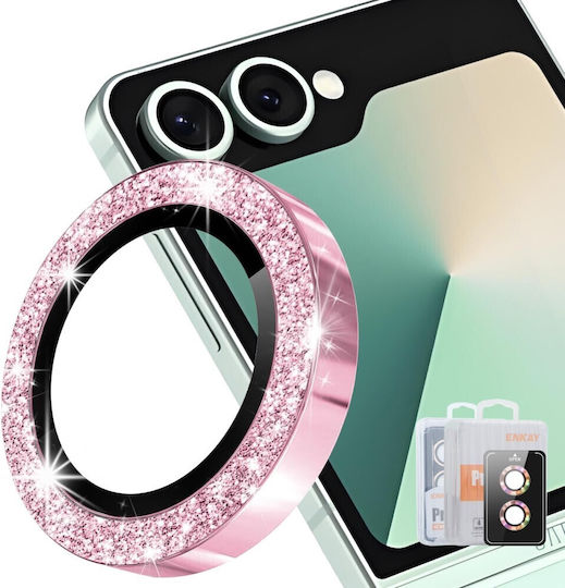 Enkay Camera Protection Tempered Glass Pink for Samsung Galaxy Z Flip8 5G