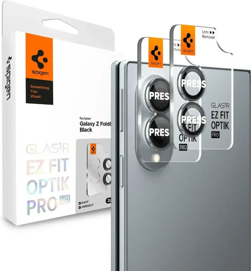 Spigen Camera Protection Tempered Glass Black for Galaxy Z Fold 8