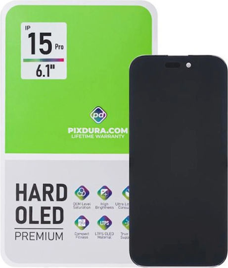 Pixdura Apple Iphone 15 Pro Display Digitizer Hard-oled Premium Ic Removable 90hz