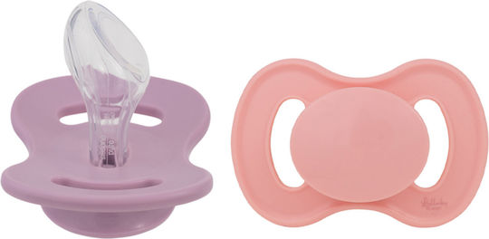 Lullaby Planet Silicone Pacifiers Pink for 6+ Months 2 Pieces