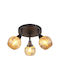 Globo Lighting Spot Triplu Cu Bază De Bec E14 În Culoare Gri