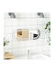 vidaXL Bathroom Mirror Led 40x15cm Transparent