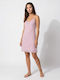 Fuanna Summer Women's Pink Nightgown