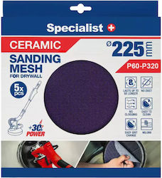 Specialist+ Hartie Abrazivă K80 225x225mm Set 5 Bucăți