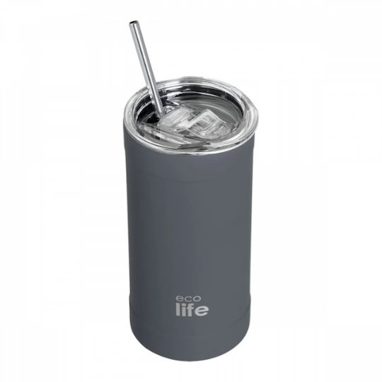 Ecolife Термос Чаша Без BPA 500ml Stone Grey