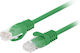 Lanberg U/UTP Cat.6 (Gigabit) Network Cable Ethernet 3m Green 10 Pieces