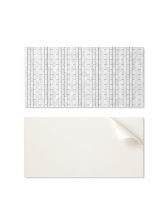 Wandsticker Vinyl Paneel 100x50 cm Ziegelmuster