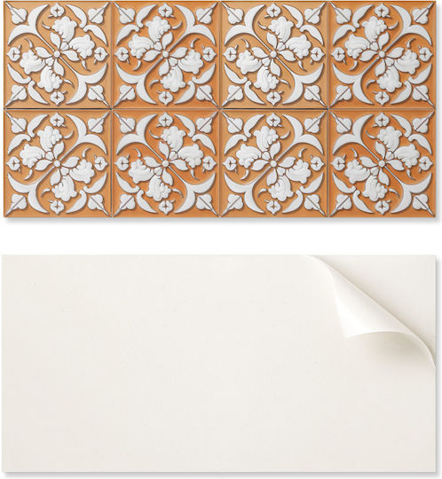 Vinyl Floor Sticker Kitchen Graphics 120x60 Design Floral Patterns