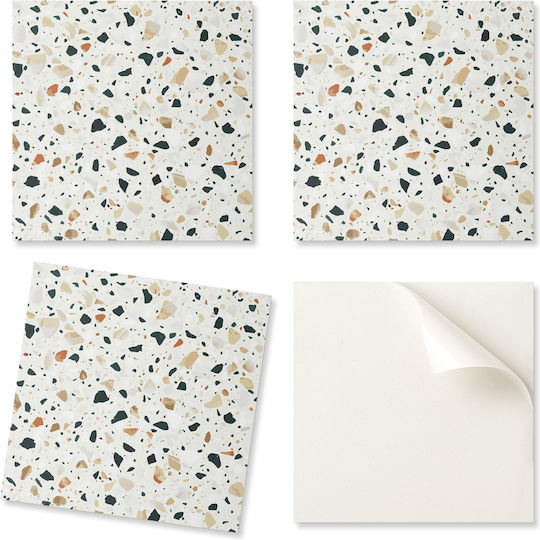 Set Of Vinyl Floor Tiles Stone Pattern On Background 20x20x20 Cm