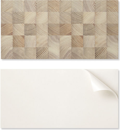 Vinyl Floor Sticker Kitchen Graphics Wooden Plank Design 100x50 Cm