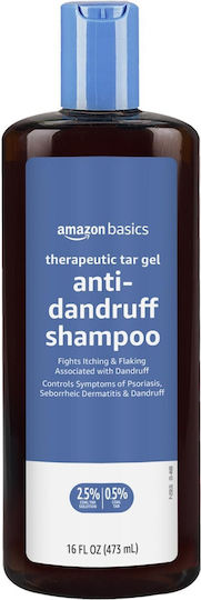 Amazon Basics Șampon Împotriva Mătreții și a Dermatitei Seboreice pentru Păr Fin 473 ml