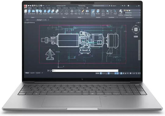 HP Zbook 8 G1i 16 16" UHD 120Hz (Ultra 7-265H/16GB/250GB SSD/RTX 500 Ada/W11 Pro) (Международна английска клавиатура)