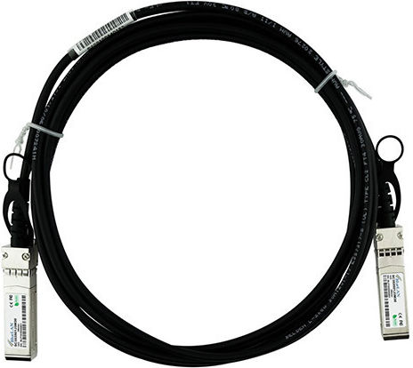 BlueOptics Optical Fiber Cable SFP+ 1m Black