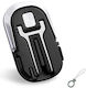 Ring Car Mobile Mount with Adjustable Hooks Black
