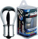 Simoni Racing Lamp BA15S 12V/21W Chrome SRS25/W