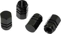 Car Tire Valve Cap R-z17104-4u 140521 Black 0045596