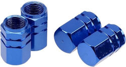 Car Tire Valve Cap R-z17104-4u 140521 Blue 0045597 Car Tire Valve Cap R-z17104-4u 140521 Blue 0045597
