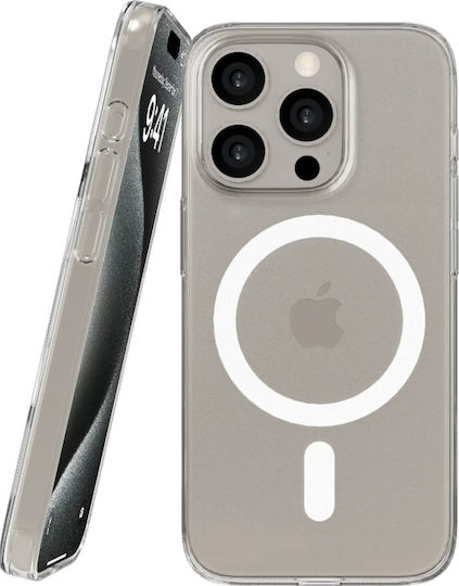 Nekit Задна Корица Пластмаса 1.2mm Прозрачен iPhone 15 Pro