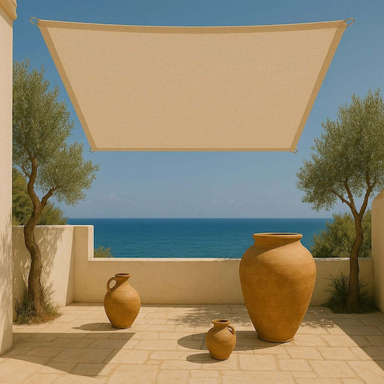 Showood Квадратно Shade Sail Зелено 3.6x3.6m 280gr/m²