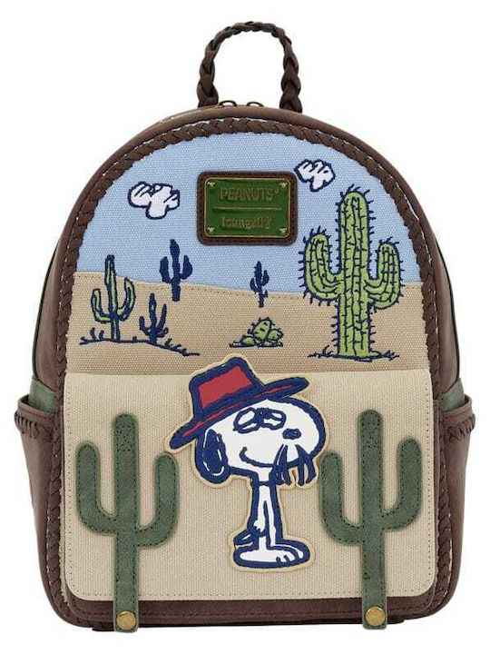 Loungefly Ученическа Раница Детска Градина Peanuts Spike Desert 19 x 10 x 25см